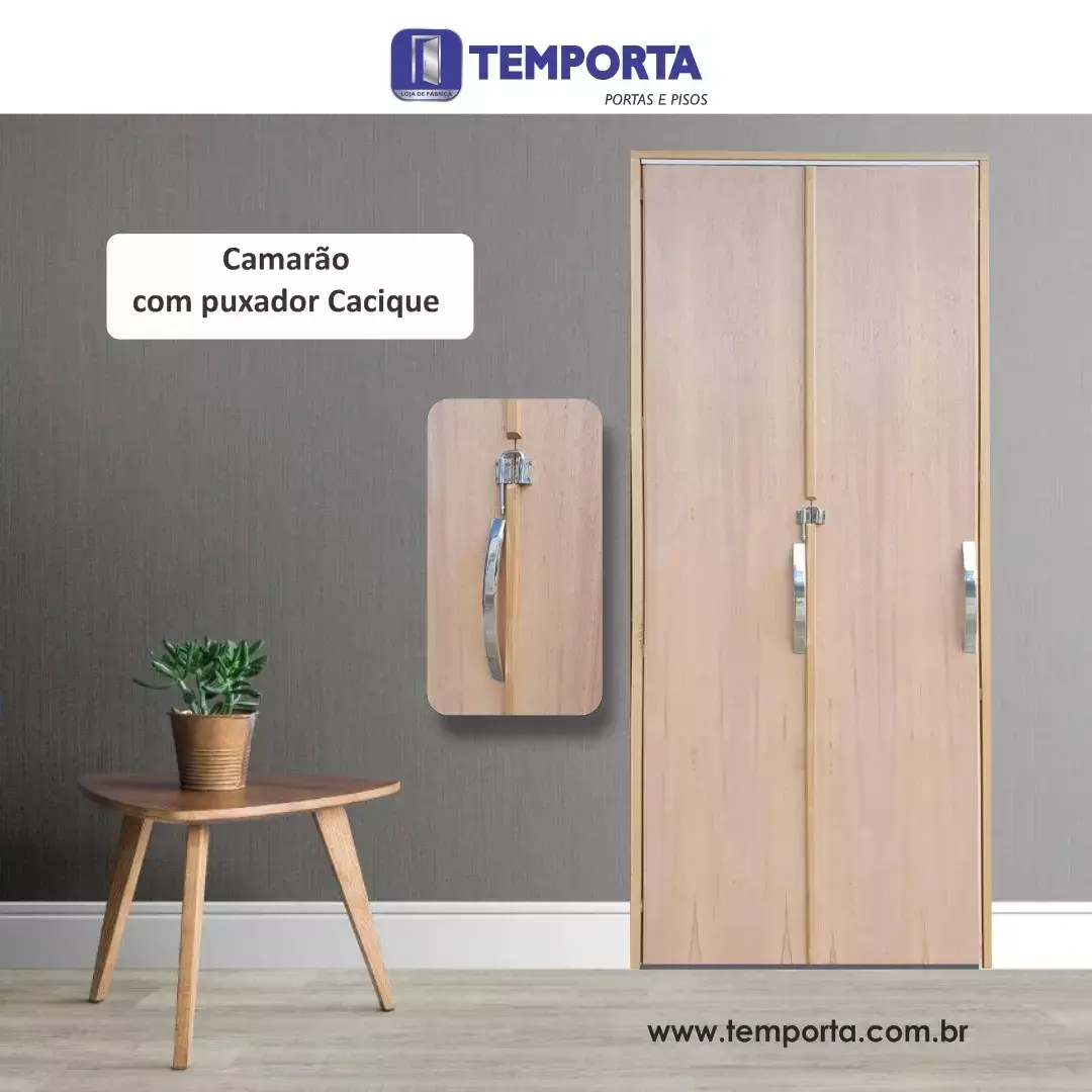 Porta camarão com puxador cacique