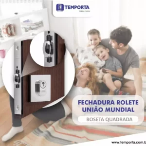 Fechadura rolete união mundial