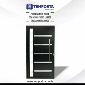 porta lambril preta