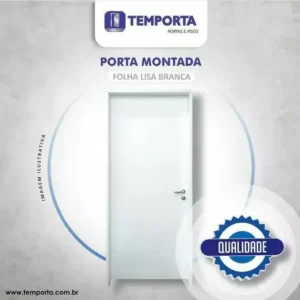 porta montada branca