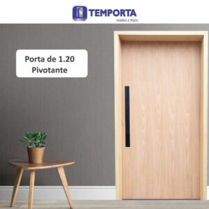 Porta de 1.20 com puxador preto