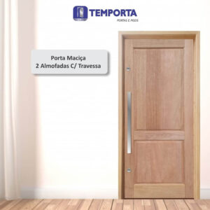Porta maciça 2 almofadas