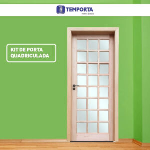 Kit porta quadriculada