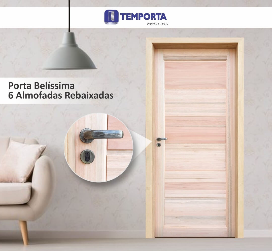 Porta Belissima almofada rebaixada