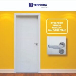 Porta frisada modelo V