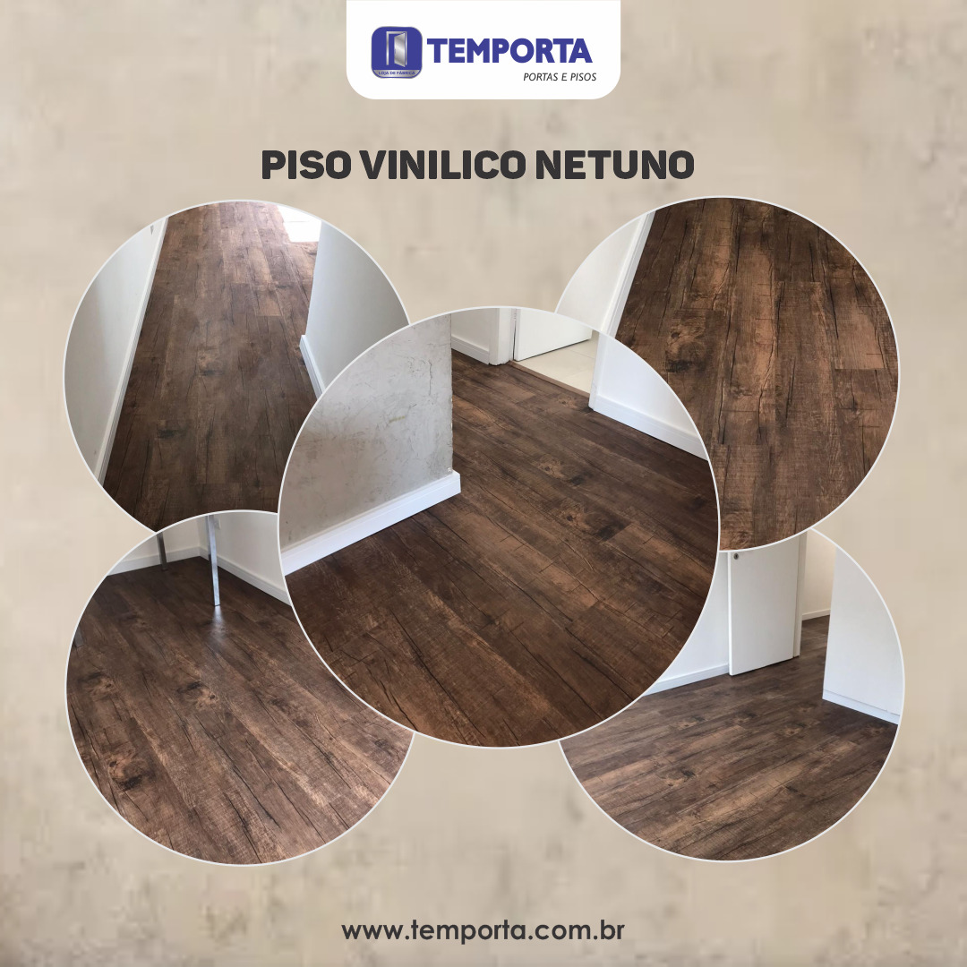 Piso vinílico clicado Netuno